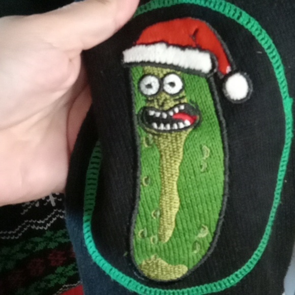 Spencer's workshop Rick and Morty Christmas sweater size medium - Picture 6 of 8